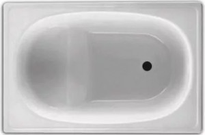 Стальная ванна BLB Europa Mini 105x70 B05E, сидячая  (B05E)