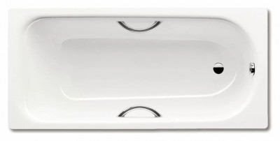 Стальная ванна Kaldewei Advantage Saniform Plus Star 170x75 mod. 336 с ручками, с покрытием Anti-Slip и Easy-Clean 133630003001