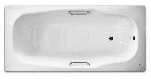 Стальная ванна BLB Atlantica 180x80 B80A handles с отверстиями под ручки  (B80A)